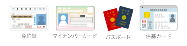 年齢認証に使える書類